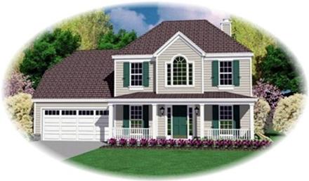 House Plan 46402 Elevation