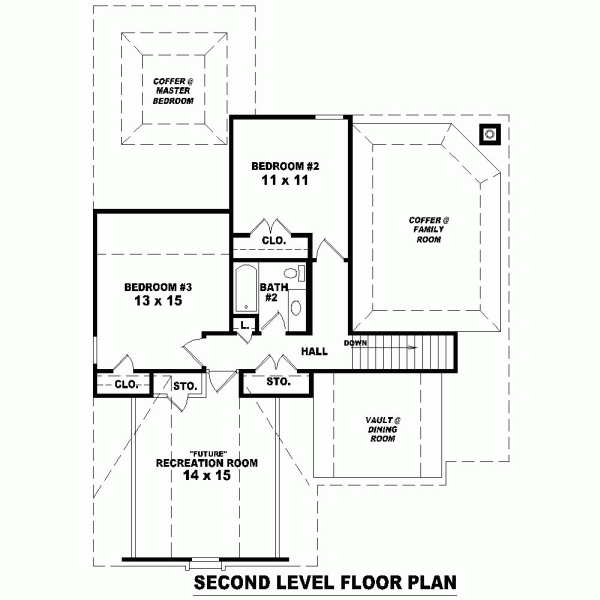 Narrow Lot Level Two of Plan 46412