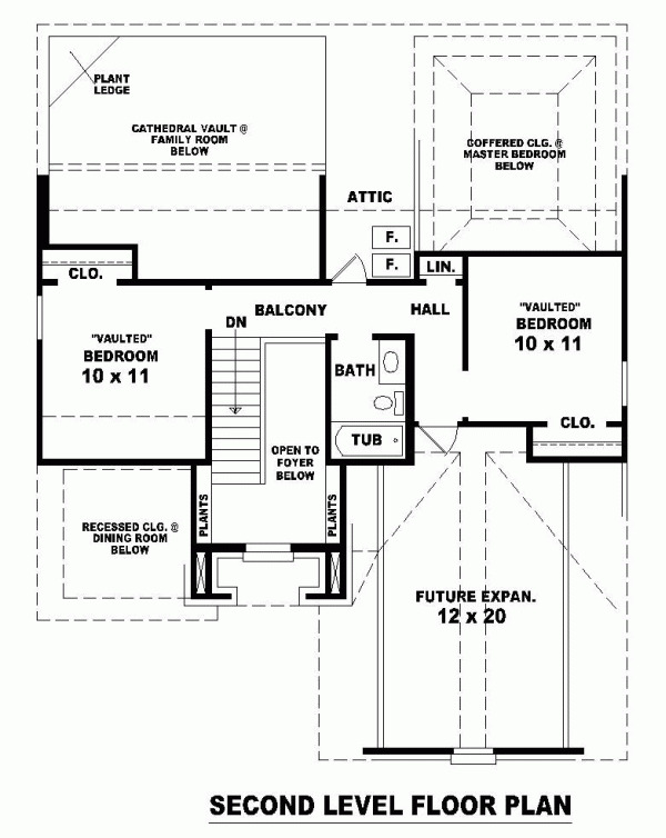 Narrow Lot Traditional Level Two of Plan 46422