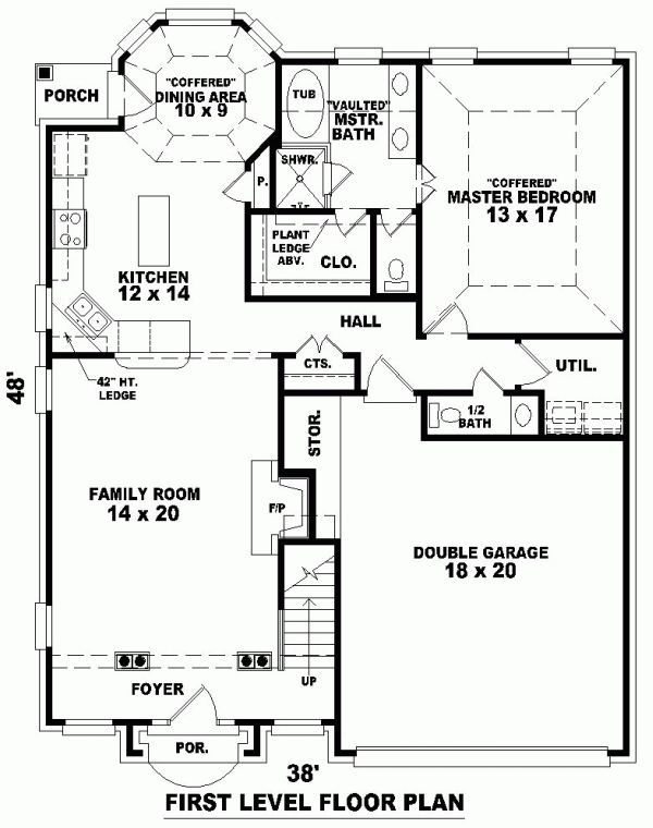 European Narrow Lot Level One of Plan 46436