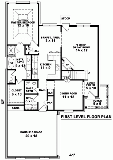 First Level Plan