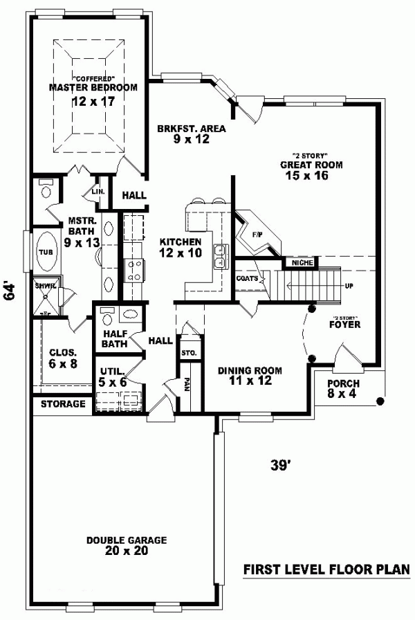 Narrow Lot Victorian Level One of Plan 46451