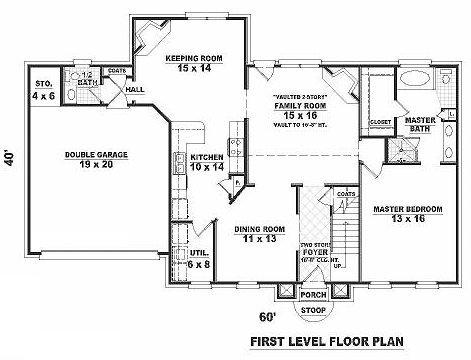 Traditional Level One of Plan 46463