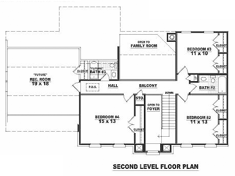 Traditional Level Two of Plan 46463