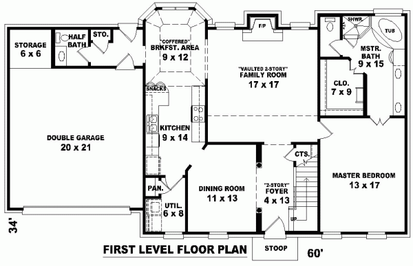 Colonial Level One of Plan 46464