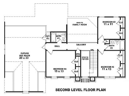 Traditional Level Two of Plan 46467