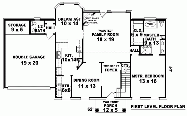 Colonial Level One of Plan 46468