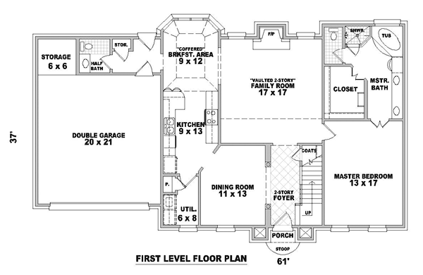 Traditional Level One of Plan 46469