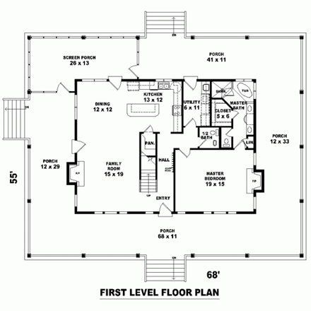 First Level Plan