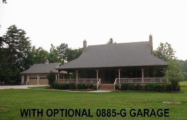 Country Plan with 2200 Sq. Ft., 3 Bedrooms, 3 Bathrooms Picture 3