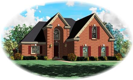 House Plan 46485 Elevation