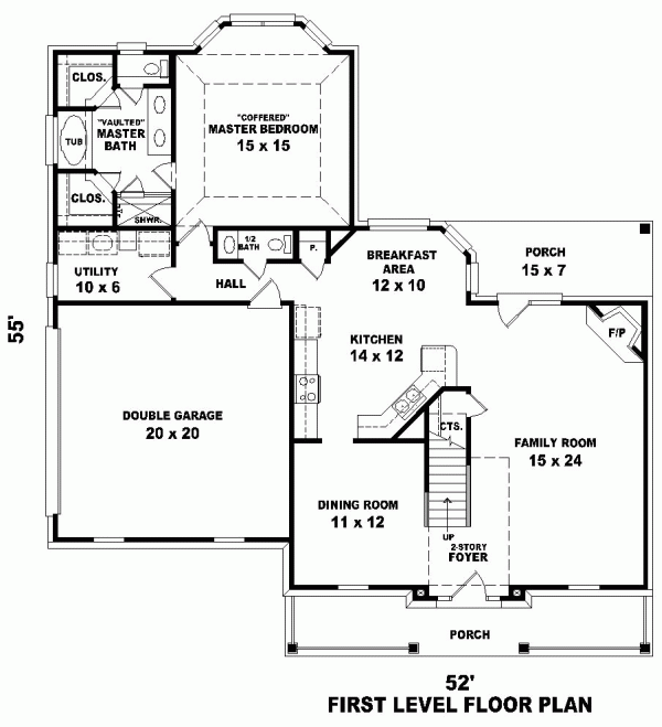 Colonial Level One of Plan 46486