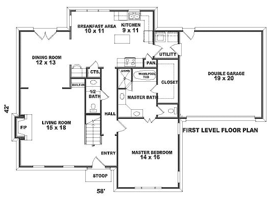 Cape Cod Level One of Plan 46488