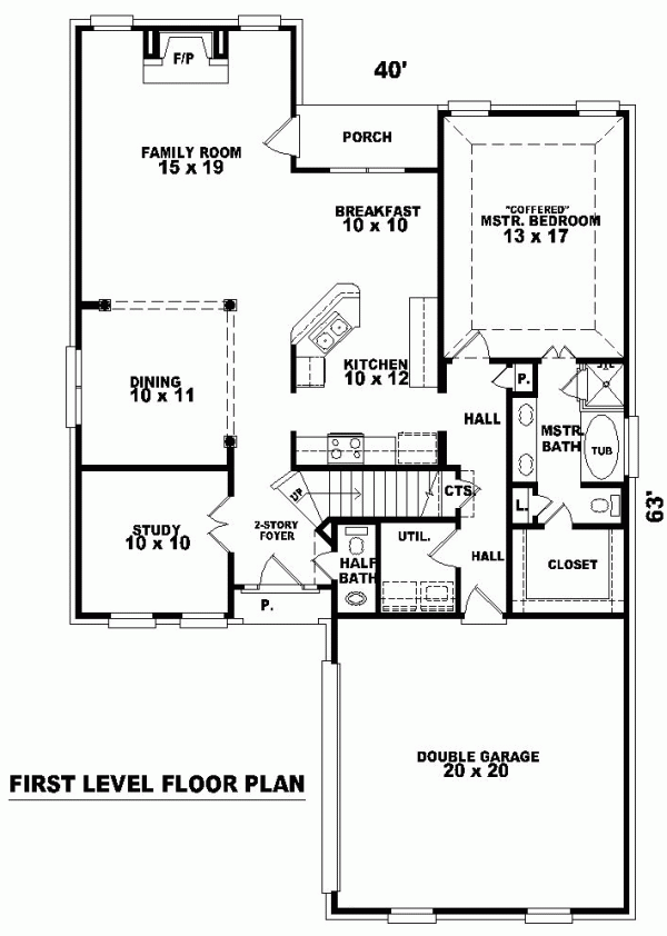 European Narrow Lot Level One of Plan 46493