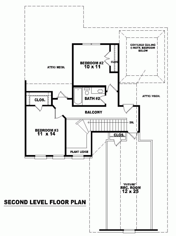 European Narrow Lot Level Two of Plan 46493