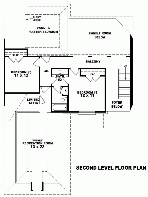 European Narrow Lot Level Two of Plan 46494