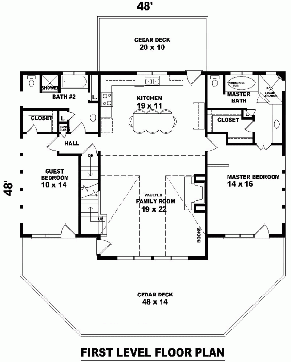 Contemporary Level One of Plan 46497