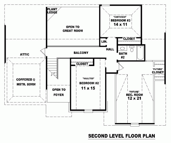 Traditional Level Two of Plan 46505
