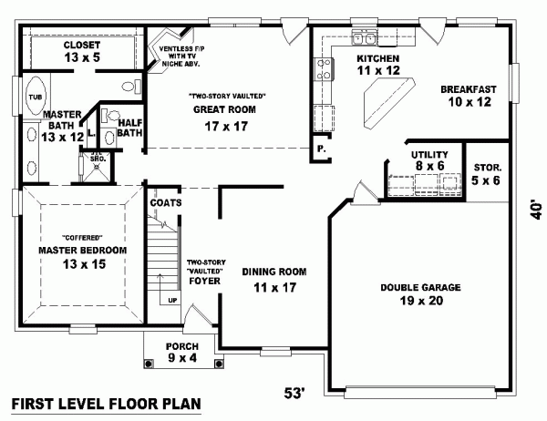 Traditional Level One of Plan 46508