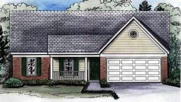 House Plan 46521 Elevation