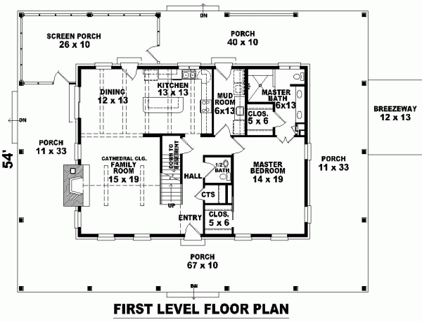 Cape Cod Level One of Plan 46523