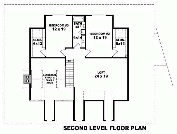 Cape Cod Level Two of Plan 46523