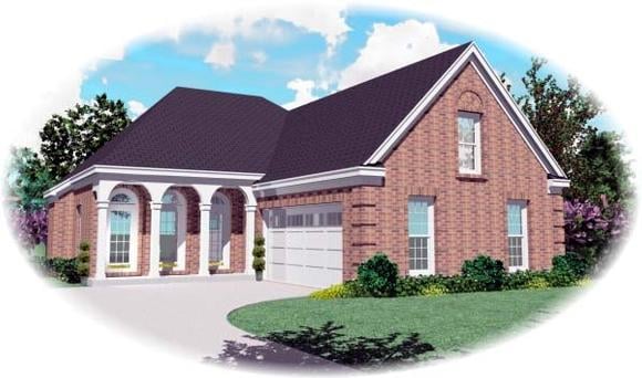 House Plan 46527 Elevation