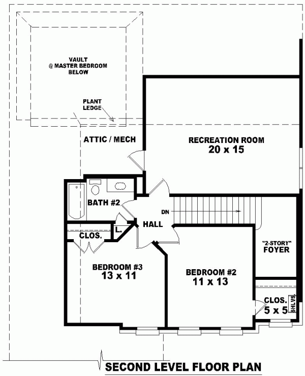 European Narrow Lot Level Two of Plan 46536