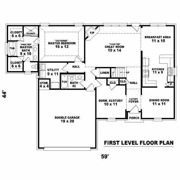 Traditional Level One of Plan 46540