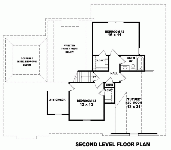 Traditional Level Two of Plan 46543