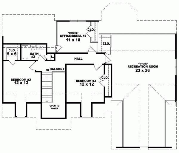 Colonial Level Two of Plan 46552