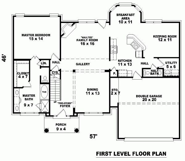 Colonial Level One of Plan 46553