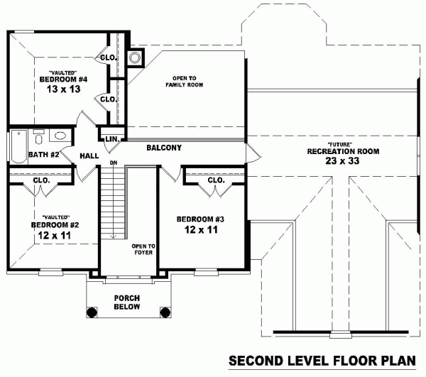 Colonial Level Two of Plan 46553