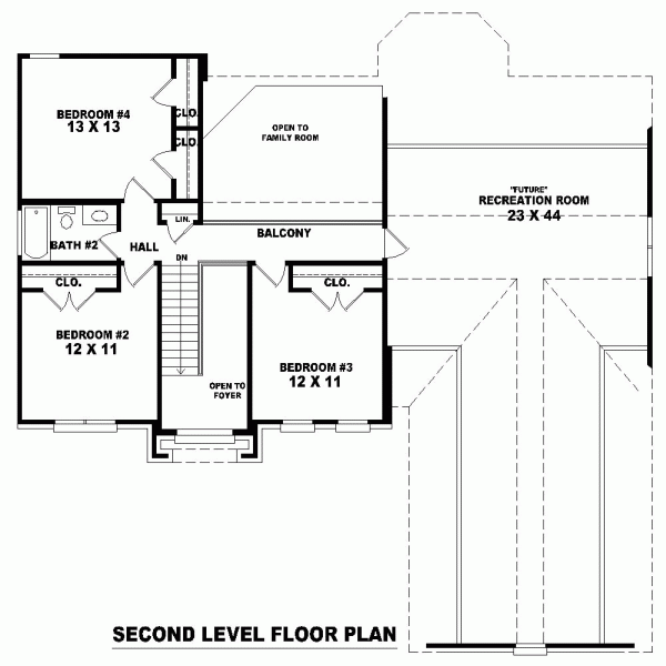  Level Two of Plan 46554