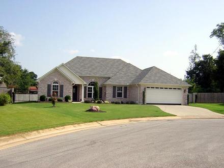 One-Story Traditional Elevation of Plan 46558