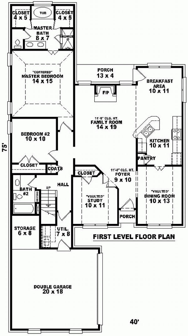 European Narrow Lot Level One of Plan 46561