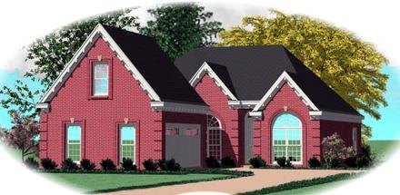 House Plan 46561 Elevation