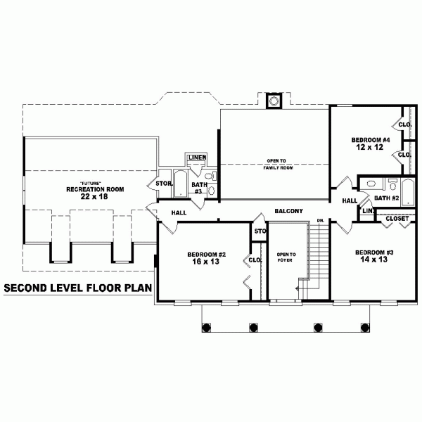 Colonial Level Two of Plan 46566