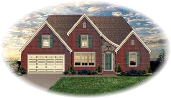 House Plan 46580 Elevation