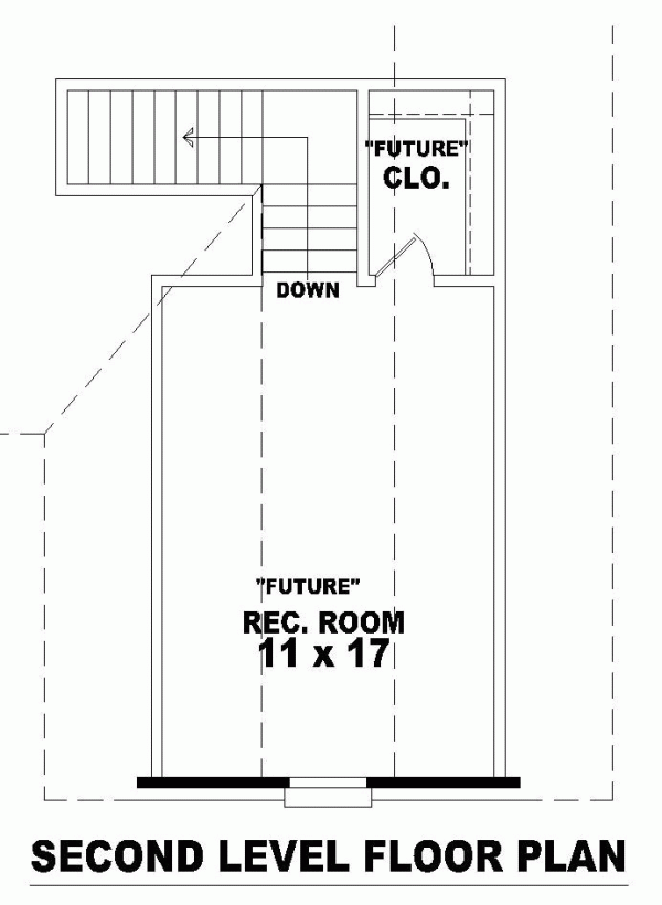 One-Story Traditional Level Two of Plan 46608