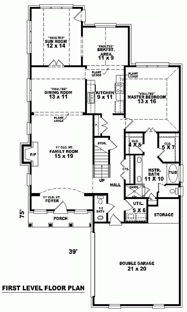 Traditional Level One of Plan 46612