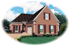 Traditional House Plan 46612 with 3 Beds, 3 Baths, 2 Car Garage Elevation Traditional House Plan 46612 with 3 Beds, 3 Baths, 2 Car Garage Elevation