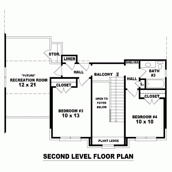 Traditional Level Two of Plan 46613