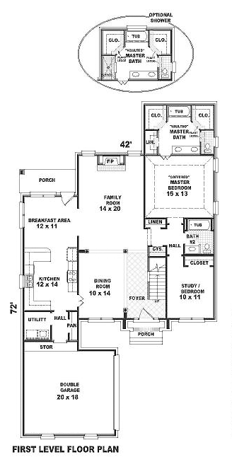 Traditional Level One of Plan 46614