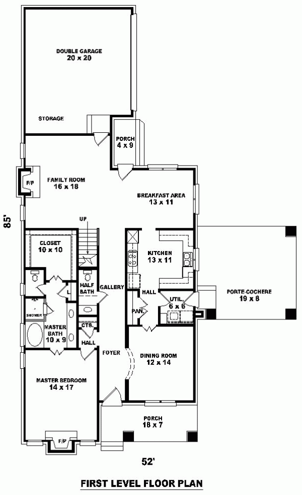 Tudor Level One of Plan 46621