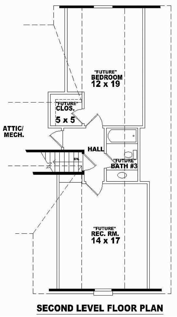 One-Story Traditional Level Two of Plan 46630