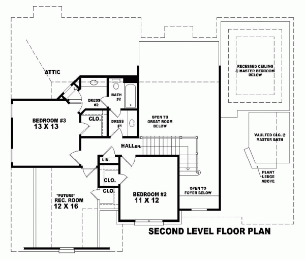 Tudor Level Two of Plan 46638