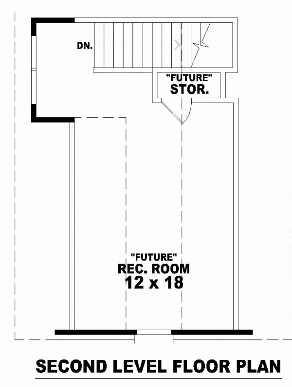 One-Story Traditional Level Two of Plan 46640