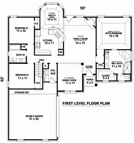 First Level Plan