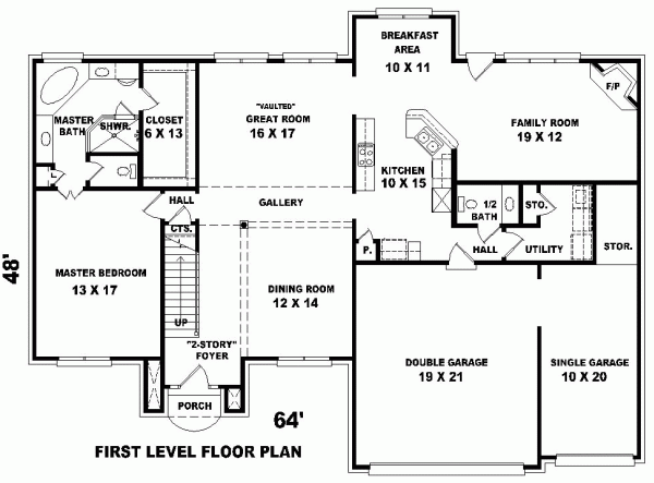 Traditional Level One of Plan 46649